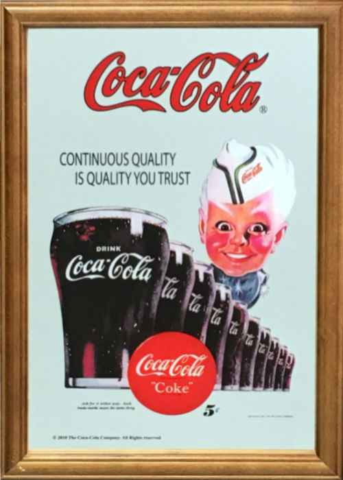 パブミラー(S)　【Coca-Cola SpriteBoy(コカコーラ　スプライトボーイ)】